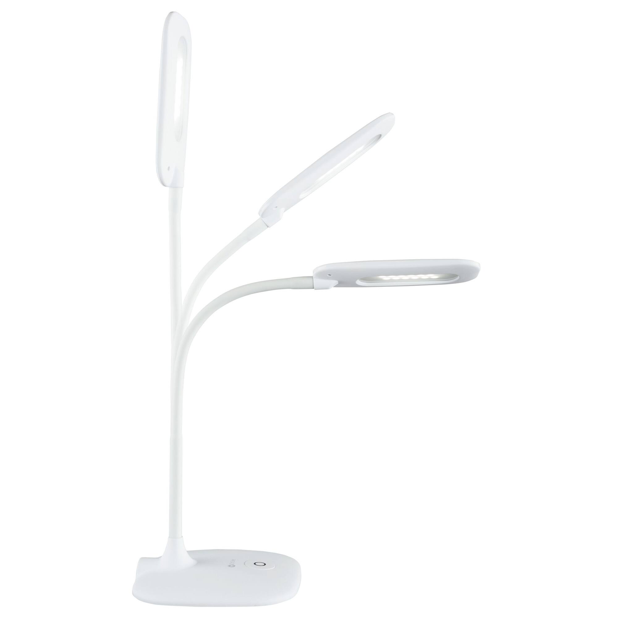 OttLite White Soft Touch LED Desk Lamp